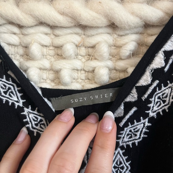 SUZY SHIER XS Black Maxi Dress - Picture 6 of 7